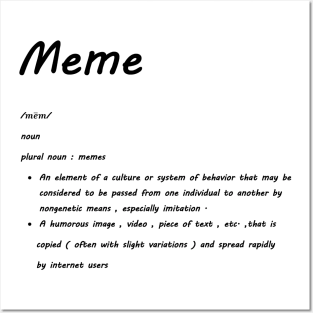 Meme Posters and Art